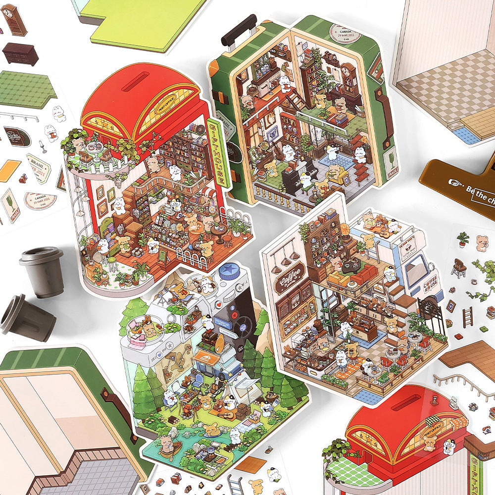 DIY 3D Scene Stickers